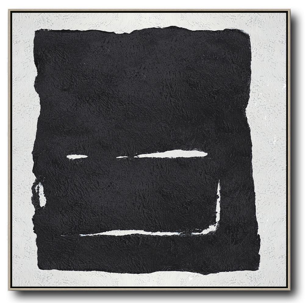 Minimal Black and White Painting #MN126A